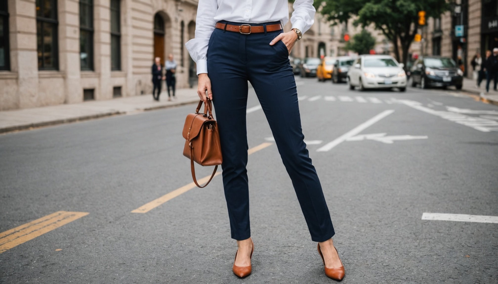 Vos questions sur le pantalon bleu marine féminin